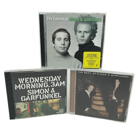 Simon & Garfunkel CD Album Lot Best of The Essential Wednesday Morning Folk Rock - Picture 1 of 10